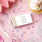 Create Your Own Self Assembled White Matchbox