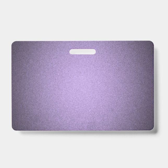 Create Your Own - Shaded Texture - Purple  ID Badge (Front)