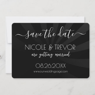 Create Your Own - Shadow Stripes Save The Date