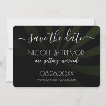 Create Your Own - Shadow Stripes Save The Date