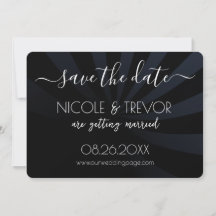 Create Your Own - Shadow Stripes Save The Date