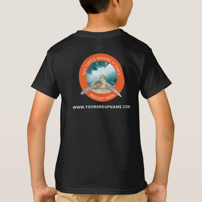 Create your own Shirt Logo and Website (Back)