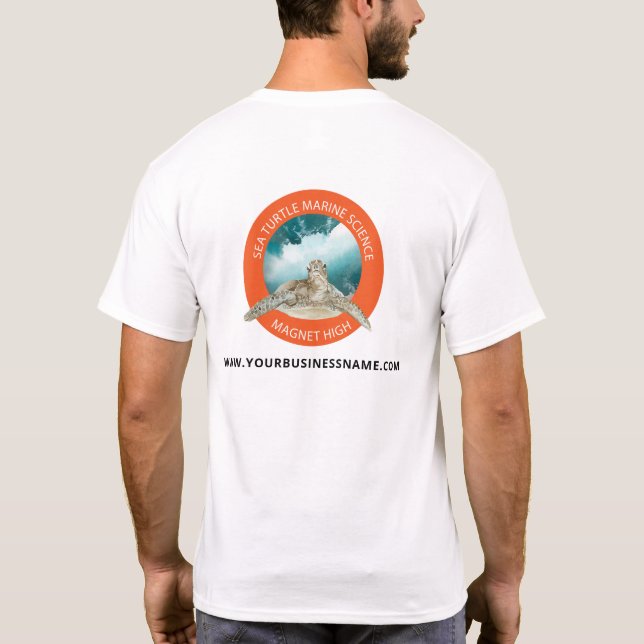 Create your own Shirt Logo and Website (Back)