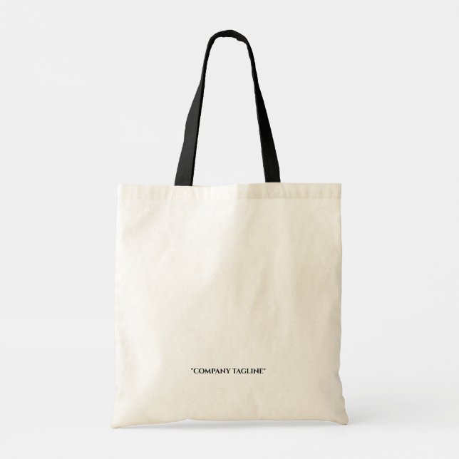 Create your own Shop Name | Logo Promotional Tote Bag (Back)