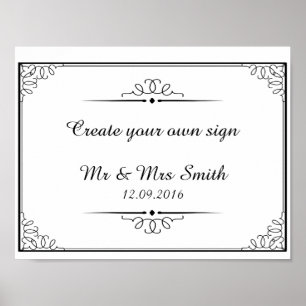 Create your own sign with this template