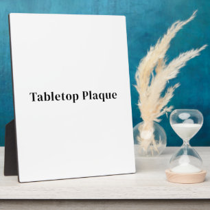 Create Your Own Signature 8" x 10" Tabletop Plaque