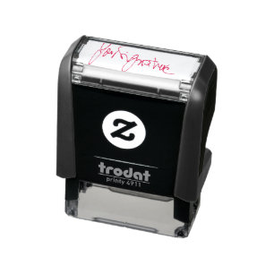 Create Your Own Signature Self-inking Stamp