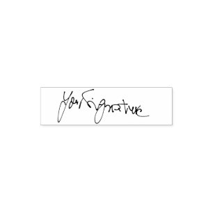 Create Your Own Signature Self-inking Stamp