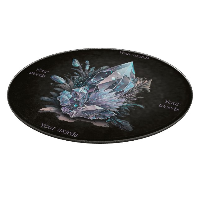 Create Your Own Silver Crystals Glass Altar Board (Corner)