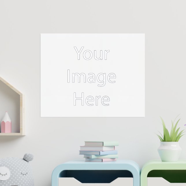 Foil Print, Size: 20" x 16", Foil Color: Silver, Matting: None (In Situ (Nursery))