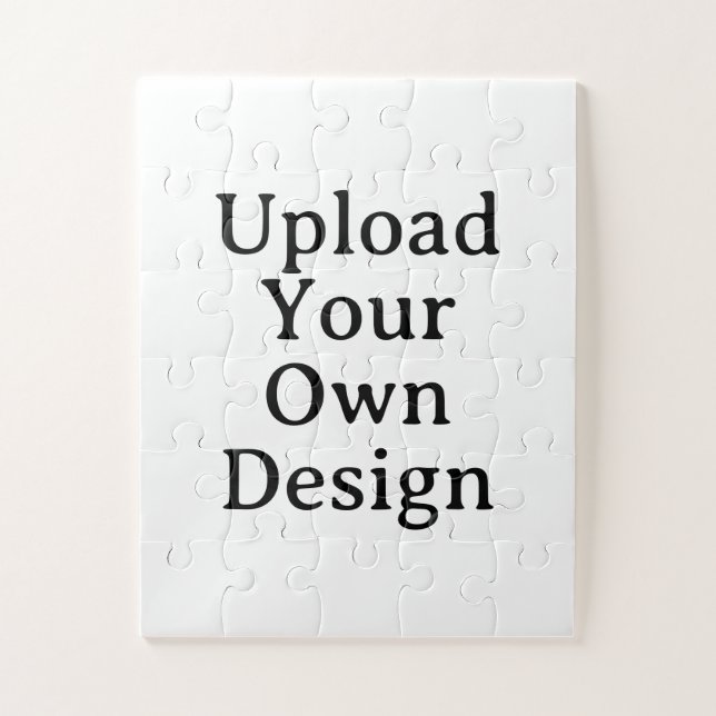 Create Your Own Simple 11"x14", 30 oversized piece Jigsaw Puzzle (Vertical)
