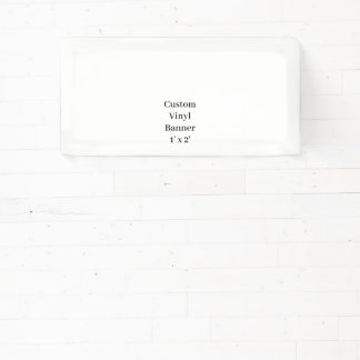 Create your own simple 1' x 2' Vinyl Banner