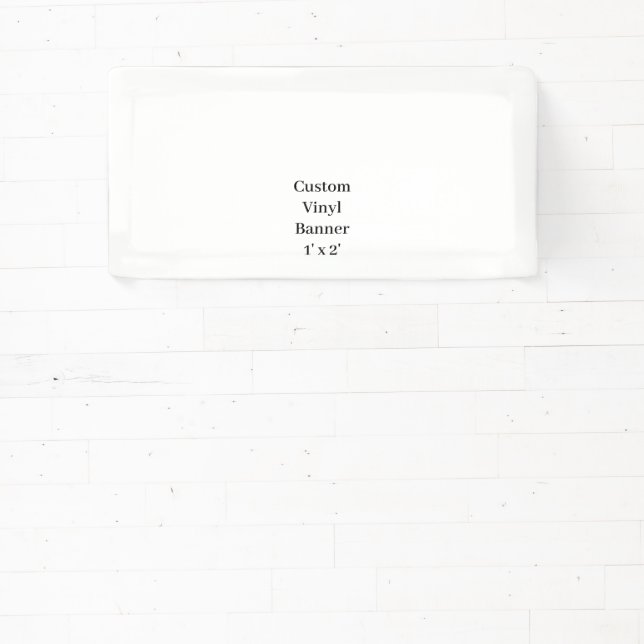 Create your own simple 1' x 2' Vinyl Banner (Insitu)