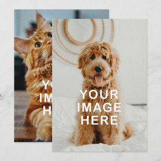 Create Your Own Simple 2-Image Thank You Card
