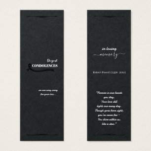 Create Your Own Simple 3.0" x 1.0" Sympathy Card