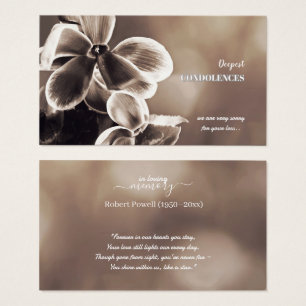 Create Your Own Simple 3.5" x 2.0" Sympathy Card