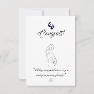 Create your own simple 3.5x5 Baby &Pregnancy Cards