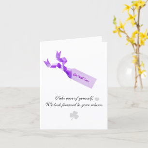 Create your own simple 4" x 5.6" Get Well Card