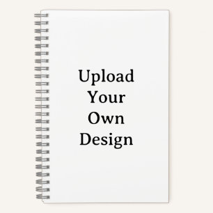 Create Your Own Simple 5.5" x 8.5" Deluxe Spiral  Notebook