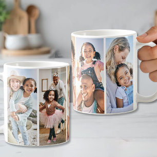 Create your Own Simple 5 Photo Coffee Mug