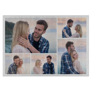 Create Your Own Simple 5 Photo Collage Cutting Board