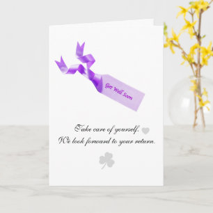 Create your own simple 5" x 7" Get Well Card