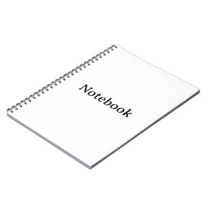 Create Your Own Simple  6.5" x 8.75" Classic Notebook