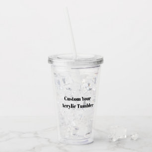 Create your own simple acrylic tumbler
