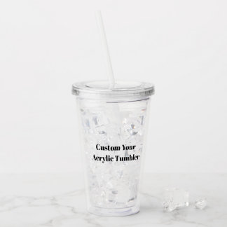 Create your own simple acrylic tumbler