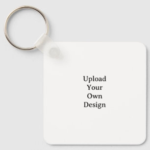 Create Your Own Simple Aluminium Square 2.25”x2.25 Key Ring