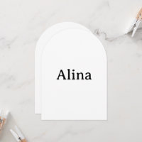 Create Your Own Simple Brand Arch 5" x 7"
