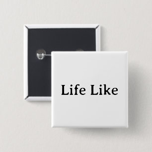 Create Your Own Simple Brand Promotion 2" 15 Cm Square Badge