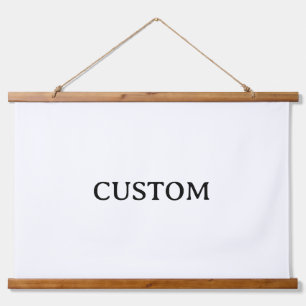 Create Your Own Simple Brand Promotion 36"x26" Hanging Tapestry