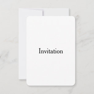 Create Your Own Simple Brand Promotion 3.5" x 5" Invitation