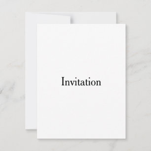 Create Your Own Simple Brand Promotion 4.25"x5.5" Invitation