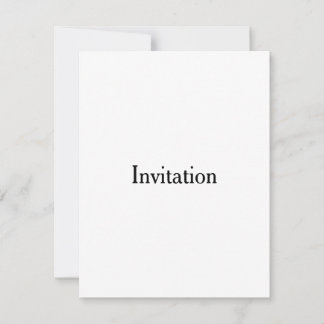 Create Your Own Simple Brand Promotion 4.25"x5.5" Invitation