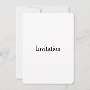 Create Your Own Simple Brand Promotion 4.5"x6.25" Invitation