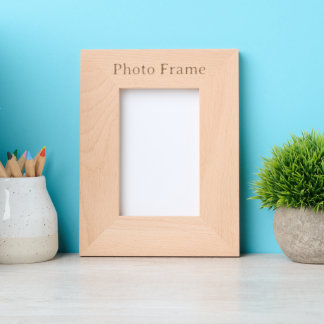 Create Your Own Simple Brand Promotion 4" x 6" Etched Frames
