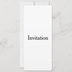 Create Your Own Simple Brand Promotion 4" x 9.25" Invitation