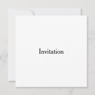Create Your Own Simple Brand Promotion 5.25"x5.25" Invitation