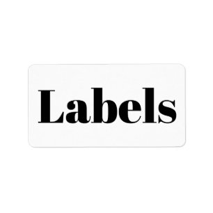 Create Your Own Simple Brand Promotion Address Label