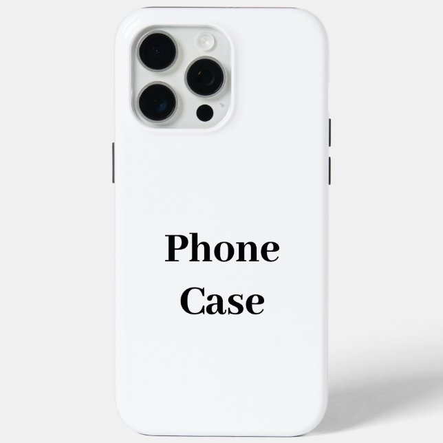 Create Your Own Simple Brand Promotion Case-Mate iPhone Case (Back)
