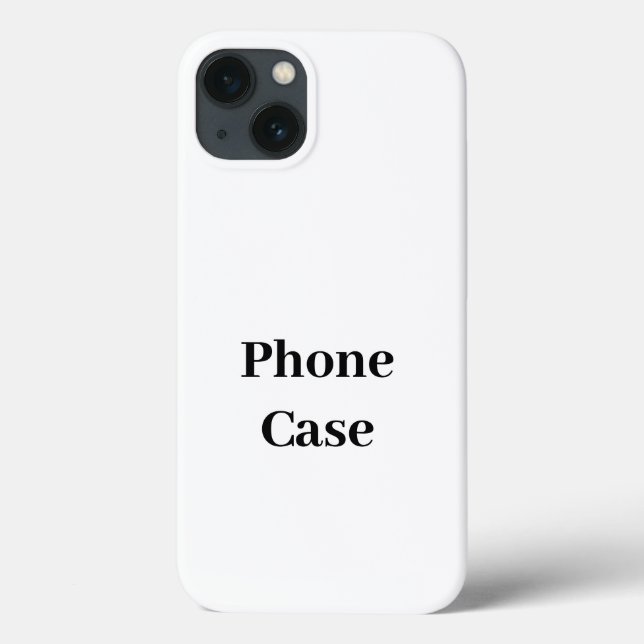Create Your Own Simple Brand Promotion Case-Mate iPhone Case (Back)