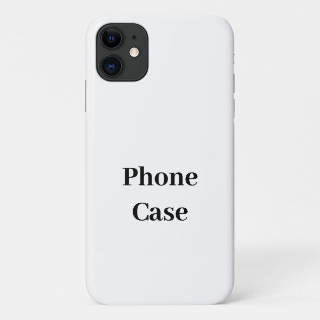 Create Your Own Simple Brand Promotion Case-Mate iPhone Case (Back)