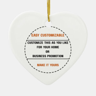 Create Your Own Simple Brand Promotion Ceramic Tree Decoration