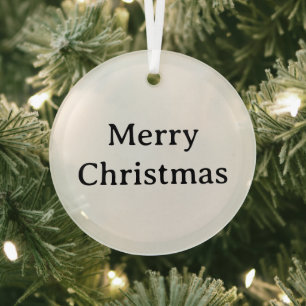 Create Your Own Simple Brand Promotion Circle Glass Tree Decoration