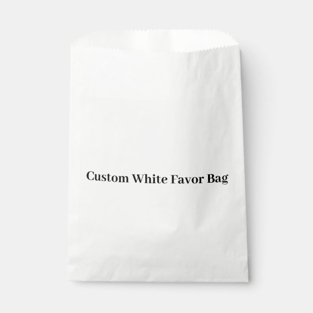 Create Your Own Simple Brand Promotion Favour Bags (Front)
