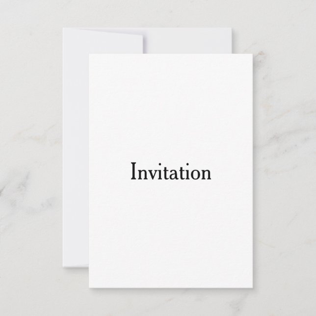 Create Your Own Simple Brand Promotion  Invitation (Front)