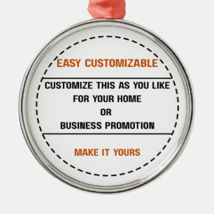 Create Your Own Simple Brand Promotion Metal Tree Decoration