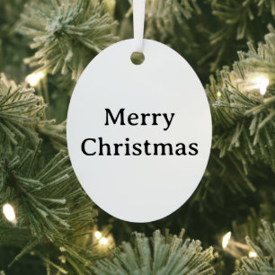 Create Your Own Simple Brand Promotion Oval  Metal Tree Decoration